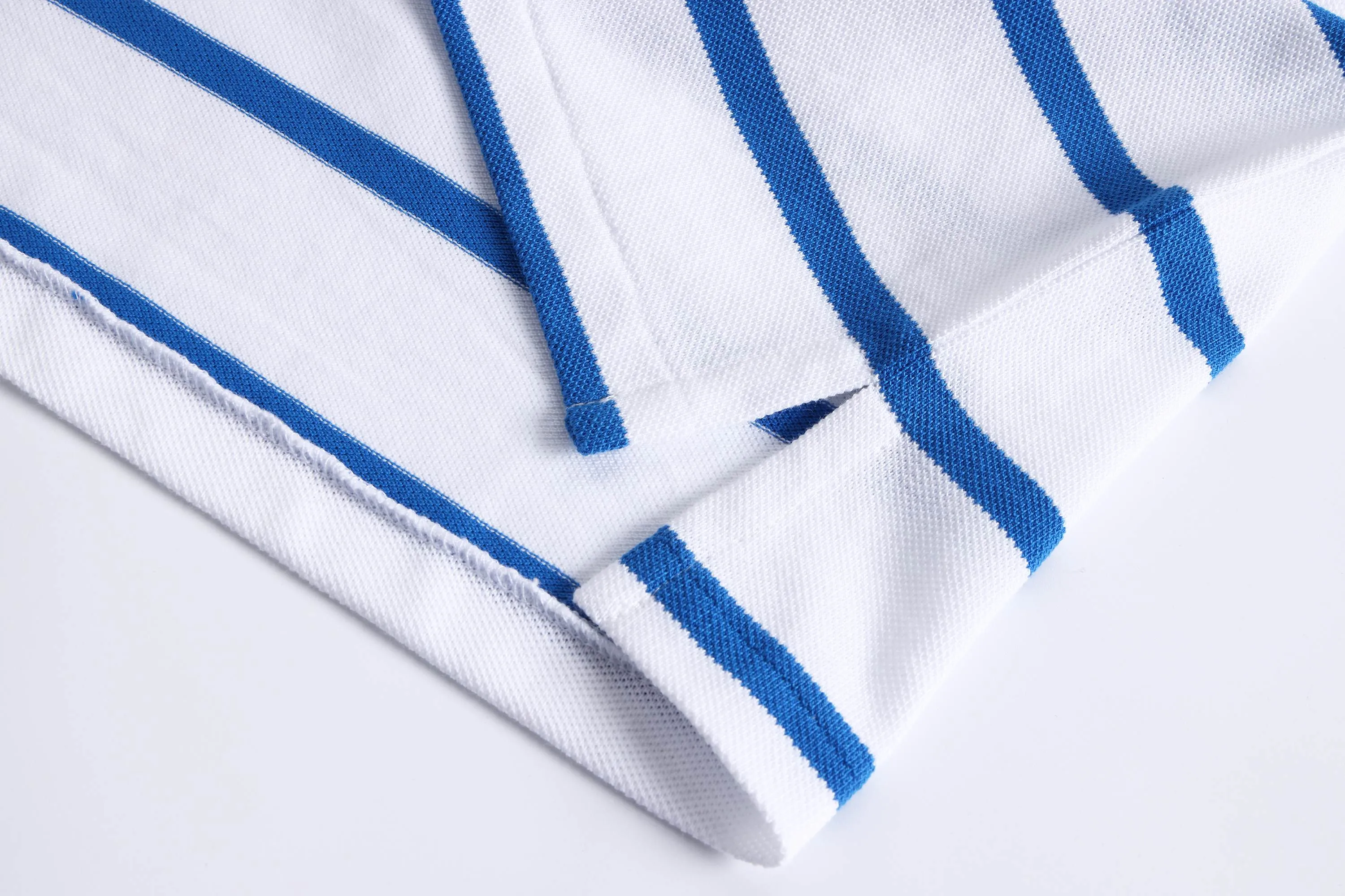 P190 Item No.: 8502 Paul polo small label pinstripe short-sleeved polo shirt (pure cotton) Size: S-XXL